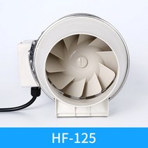3 4 5 6INCH 배기 팬 홈 침묵 인라인 파이프 덕트 욕실 추출기 주방 화장실 벽 청정 호흡기, 03 HF-125_01 미국