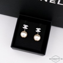 샤넬(명품잡화) 명품CHANEL 샤넬 CC 디아망떼 펄 드롭 이어링 A36138Y02005Z2354