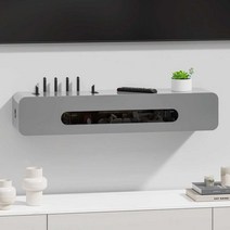 콘센트 가리개 티비선반 무타공 거치대 셋탑박스, K