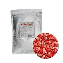 딸기 다이스 300g 건조딸기 딸기 100% 홈베이킹 분말 바크 초콜릿 마카롱 베이킹재료