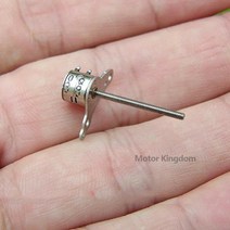 스테퍼모터 Nidec로 6mm 스테퍼 모터 2 상 4 와이어 스테핑 카메라 렌즈 조정용 17mm 긴 선형 나사 샤프트, 한개옵션0