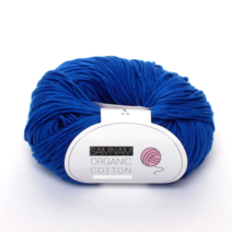 삼남뜨개실 오가닉코튼 10+1 코바늘실 가방실 털실 옷실 50g 뜨개질실 면사, 오가닉코튼50g 23 딥 블루