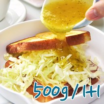 토스트소스 500g [1+1] 아이들 간식 핫도그 샌드위치 햄버거 식빵 드레싱 마요네즈 야채 과일 샐러드 만능 토스트 소스