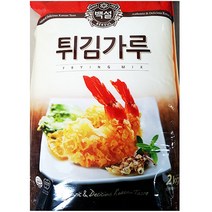 튀김가루 ( 백설 2kg ) X 6개, 튀김가루(백설 2K)X6