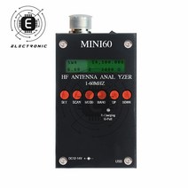 스펙트럼 분석기 디지털 휴대용 탐지기 측정기 Mini60 Sark100 1-60MHz HF ANT SWR 안테나 미터 테스터 안드로이드 앱 PC 햄 라디오 호비스트용156079