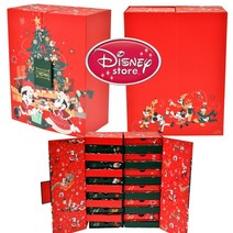디즈니 스토어 2022 크리스마스 어드벤트 캘린더 과자 박스 (24개입) / disney store 2022 christmas calender snack box- PATTYIAN