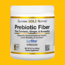 캘리포니아골드뉴트리션 프리바이오틱스 섬유 강황 생강 보스웰리아 189g