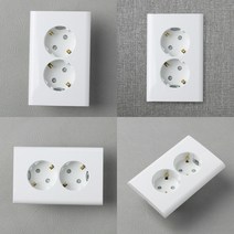 TWKL 접지 매입 2구 콘센트, 1개