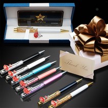 [쇼핑엔티] 아스트럼 카네이션 볼펜, 01.카네이션 아스트럼 크리스탈 볼펜 /블랙