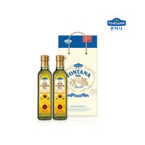 해바라기유 500mL x 2개 오일세트7호 유리병