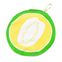 1Pc 교수형 수건 빠른 건조 과일 패턴 만화 주방 수건 귀여운 인쇄 접시 헝겊 닦아 냅킨 마이크로 화이버 주방 수건 주방타올, 하미과