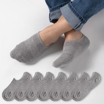 시너싹스 안벗겨지는 앞뒤 보강 직각 뒤틀림방지 페이크삭스 덧신 양말 8켤레