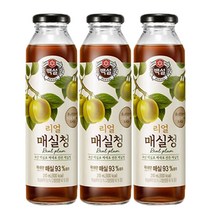 (상온)[백설]리얼매실청310mlx3