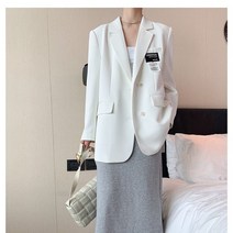 Mao여성 작은 정장 재킷 봄과 가을 새로운 느슨한 대학 레트로 느슨한 기질 인터넷 연예인 정장