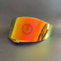 AGV K6 헬멧 바이크 바이저 오토바이 쉴드, Gold Red