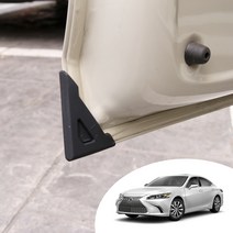 렉서스 ES 실리콘 도어 코너 커버 몰딩 앞좌석용 차량 모서리 방지턱 충돌 스크래치 방지 도어가드, 화이트