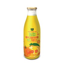 농협제주감귤&한라봉 NFC 착즙주스(유리병)1000ml /1병[농협식품]국산100, 감귤&한라봉 1병