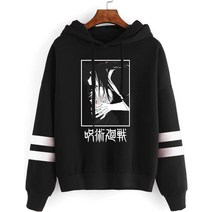 Jujutsu Kaisen Hoodie Pullover Sweatshirt Ryomen Sukuna Top Casual Activewear Uni 2블랙XL