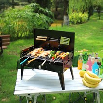 접이식 바베큐그릴 캠핑 화로대 휴대용 숯불그릴 BBQ