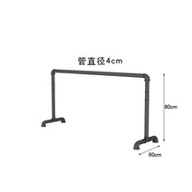 요가 발레 무용바 스트레칭 튼튼한 조립식 발레바, 200x60x80CM블랙