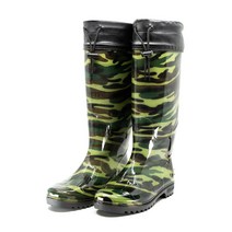 펭귄 얼룩무늬 카프 고무장화 작업 농사 미끄럼방지