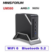 Minisforum 듀얼 채널 HD C타입 컴퓨터 미니 PC UM560 AMD Ryzen 5 5625U 6C 12T Windows 11 PRO 게, 06 16G 1TB_03 UK