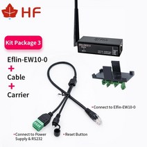 hf elfin ew10ew10a 넓은 전압 5 36v dtu 무선 네트워킹 장치 modbus tpc ip rj45 rs232 to wifi 직렬 서버, 엘핀-ew10, elfin-ew10-0 키트3