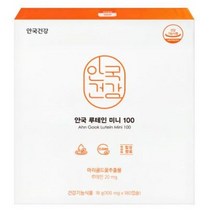 안국건강 루테인 미니100 + 쇼핑백 선물세트, 180정, 40개