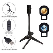 우주조명 천체투영기 Moon Earth Projector Night Sunset Led Desk Lamp For Bedroom Atmosphere Rainbow D, 03 2PCS Film