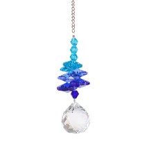 여름모빌 자개 조개 아크릴 모빌 스테인드글라스 썬캐쳐 suncatcher 크리스탈 윈드 차임 하트 펜던트 handmade sun light catcher handmade 웨딩, b