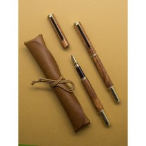 디킨스 만년필 부빙가(가죽케이스 포함), M, 한글 굴림