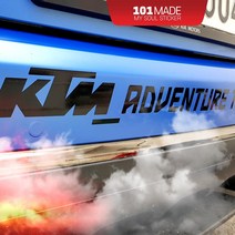 CAR STICKER K SPONSOR RACING LETTERING DECAL CARAVAN CAMPING CAR, L, 화이트