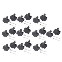 10 쌍 세미 메탈릭 자전거 디스크 브레이크 패드 Avid Elixir R/CR/CR-MAG/E1/3/5/7/9 Sram X0 XX DB1/3/5/듀얼트론 썬더, [01] Black