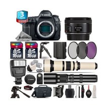 캐논 EOS 5D 표시 IV 카메라 + 50mm 650-1300mm +500mm EXT BATT 2yr Warranty