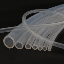 유압호스 고압 1미터 식품 등급 실리콘 튜브 2 ~ 21mm 투명 호스 유연한 고무 내열성 식수 파이프, 01 100cm_17 3 x 8mm