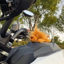 오토바이 주유구 인형 바이크 인형, 작은 사자