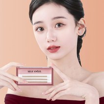 셀프천사 브라운 가닥 부분 속눈썹 갈색 A형 아이돌 인형 래쉬 인조 연장 래쉬 붙이기, 트윙클일자형, C컬, 9+10+11mm