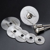 기계 PVC절단 목재톱 알루미늄 목공 미니원형톱날 29376ea, 다다모아 원형톱7종세트 실버
