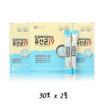 종근당 신프로바이오틱스 포뮬러 19종 프리 혼합분말 락토바실러스가세리 복합유산균 유익균 먹이 30포 2통