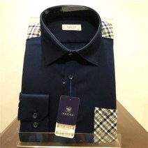 바찌 NC06 멋스러운기모체크패치일반긴팔 VD1J4CR155