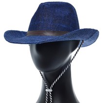 MDY03.린넨 남성 카우보이 웨스턴 모자 58 봄 여름 챙모자
