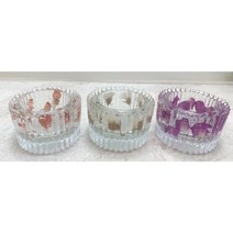 Moonly Candle. 젤캔들홀더. 플라워 메리고라운드 젤캔들 홀더. 선물용., white