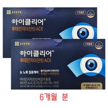 아이클리어 루테인 지아잔틴 ace 6개월분 눈영양제 눈건강, 단품, 1개, 90정