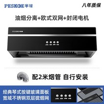 가스레인지후드 업소용주방후드 반구형 대형 흡입 레인지 후드 중국 스타일 소형 주방 분리형 가정용 심플 탑 220V, [04] d, [03] EU, 04 d_03 EU