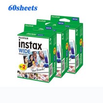 후지 필름 FUJIFILM 카메라 후지 필름 인화지 인스탁스 와이드 5 인치 엣지 더블 팩 포맷 300 전용, 04 Wide-60PCS