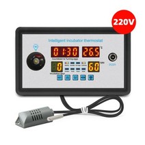 Yieryi 스마트 서모 스탯 디지털 ZFX-W9002 서모 스탯 온도 습도 제어 인큐베이터 360 자동 계란 터닝 12V/220V, CHINA, ZFX-9002-220V