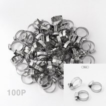스텐 호스밴드 19MM 100P 픽스클램프 호스연결구 스텐밴드