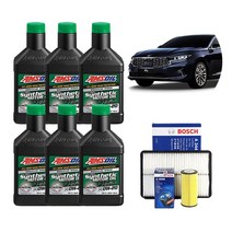 [암스오일] k7 프리미어 합성엔진오일 패키지 세트 2.5 가솔린, 1개