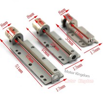 30mm 40mm 50mm 마이크로 미니 전기 정밀 나사 슬라이드 스테퍼 모터 dc 5v 2상 4선 긴 선형 액추에이터, 14mm