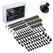 할리데이비슨 호환 혼다 호환 오토바이 나사 페어링 볼트 너트 바디 177 개 CBR600RR CBR F2 F3 F4, 01 Black